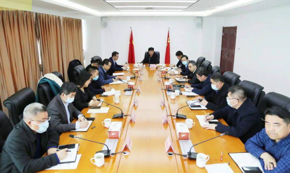 日照经开区召开石家庄冯旭机电工程有限公司药业项目专题会